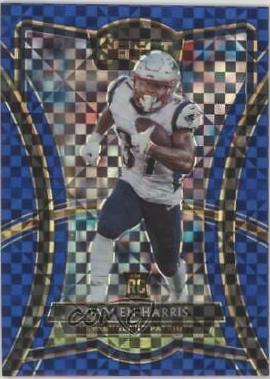 Damien Harris [Blue Prizm] #180