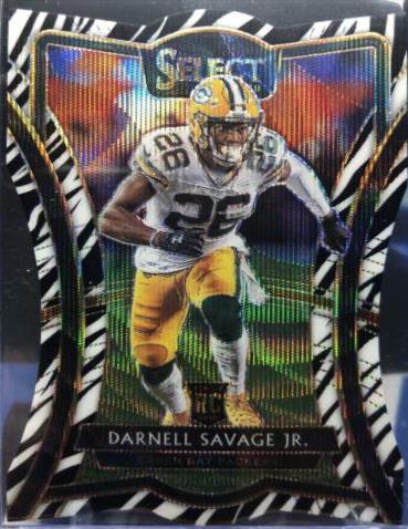 Darnell Savage Jr. [Die Cut Zebra Prizm] #106