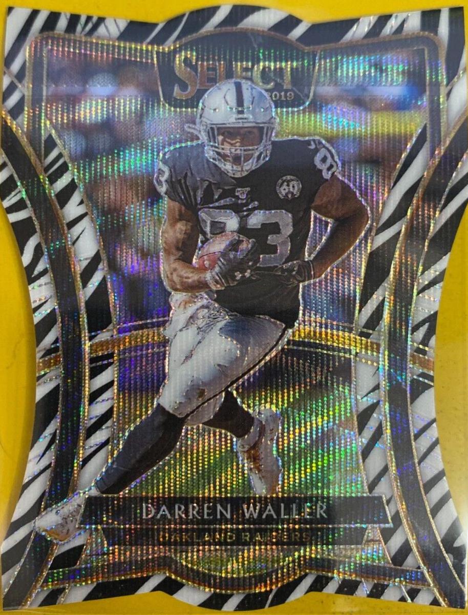 Darren Waller [Die Cut Zebra Prizm] #156