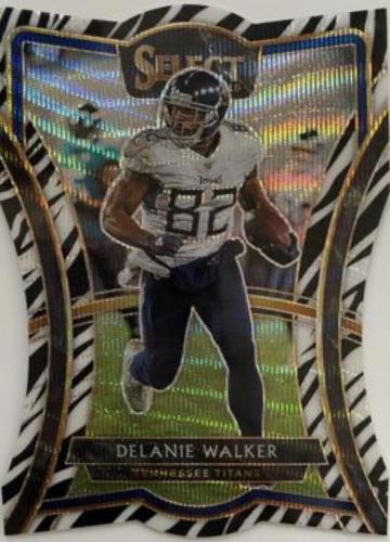 Delanie Walker [Die Cut Zebra Prizm] #196