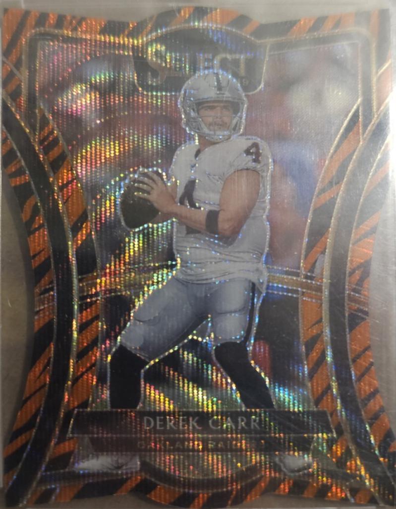 Derek Carr [Die Cut Tiger Prizm] #169