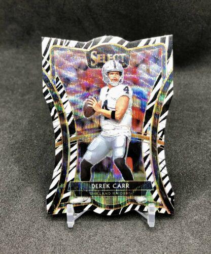 Derek Carr [Die Cut Zebra Prizm] #169