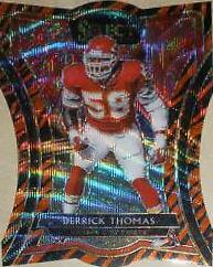 Derrick Thomas [Die Cut Tiger Prizm] #121