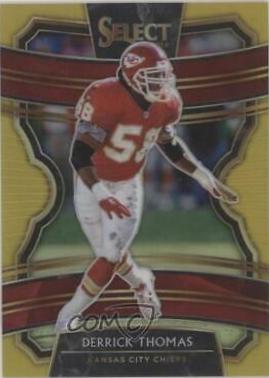 Derrick Thomas [Gold Prizm] #92
