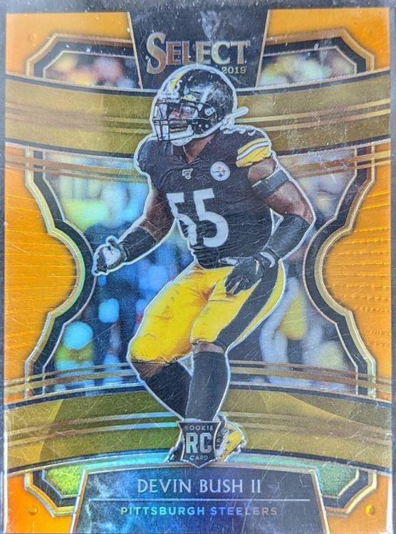 Devin Bush II [Orange Prizm] #41