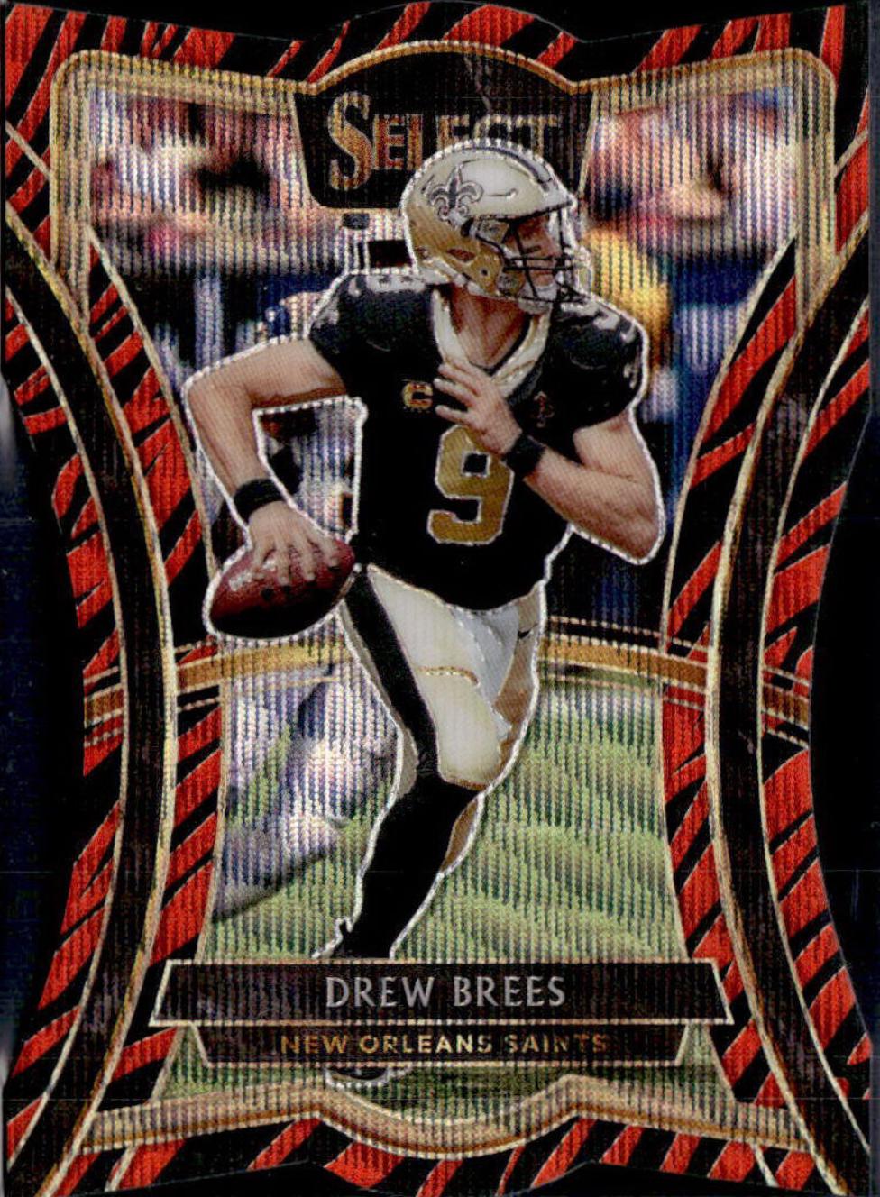 Drew Brees [Die Cut Tiger Prizm] #149
