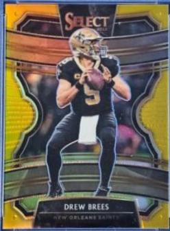 Drew Brees [Gold Prizm] #72
