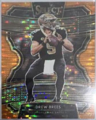 Drew Brees [Orange Pulsar Prizm] #72