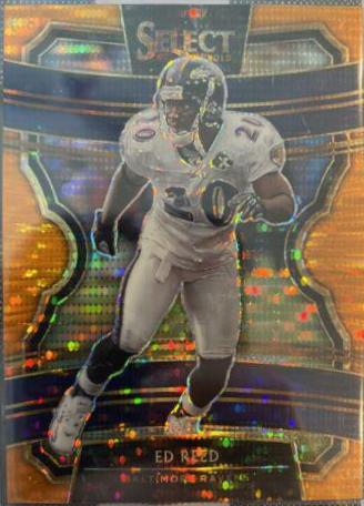 Ed Reed [Orange Pulsar Prizm] #100