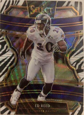 Ed Reed [Zebra Prizm] #100