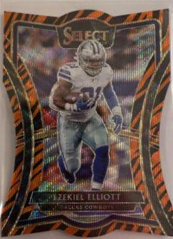 Ezekiel Elliott [Die Cut Tiger Prizm] #198