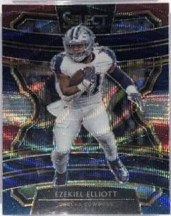 Ezekiel Elliott [Tri Color Prizm] #74