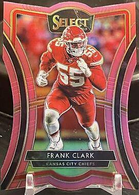 Frank Clark [Die Cut Pink Prizm] #126