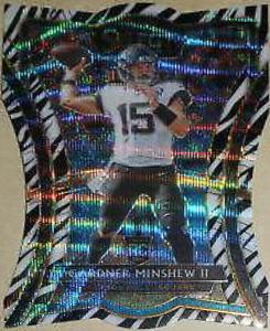 Gardner Minshew II [Die Cut Zebra Prizm] #178