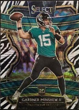 Gardner Minshew II [Zebra Prizm] #10
