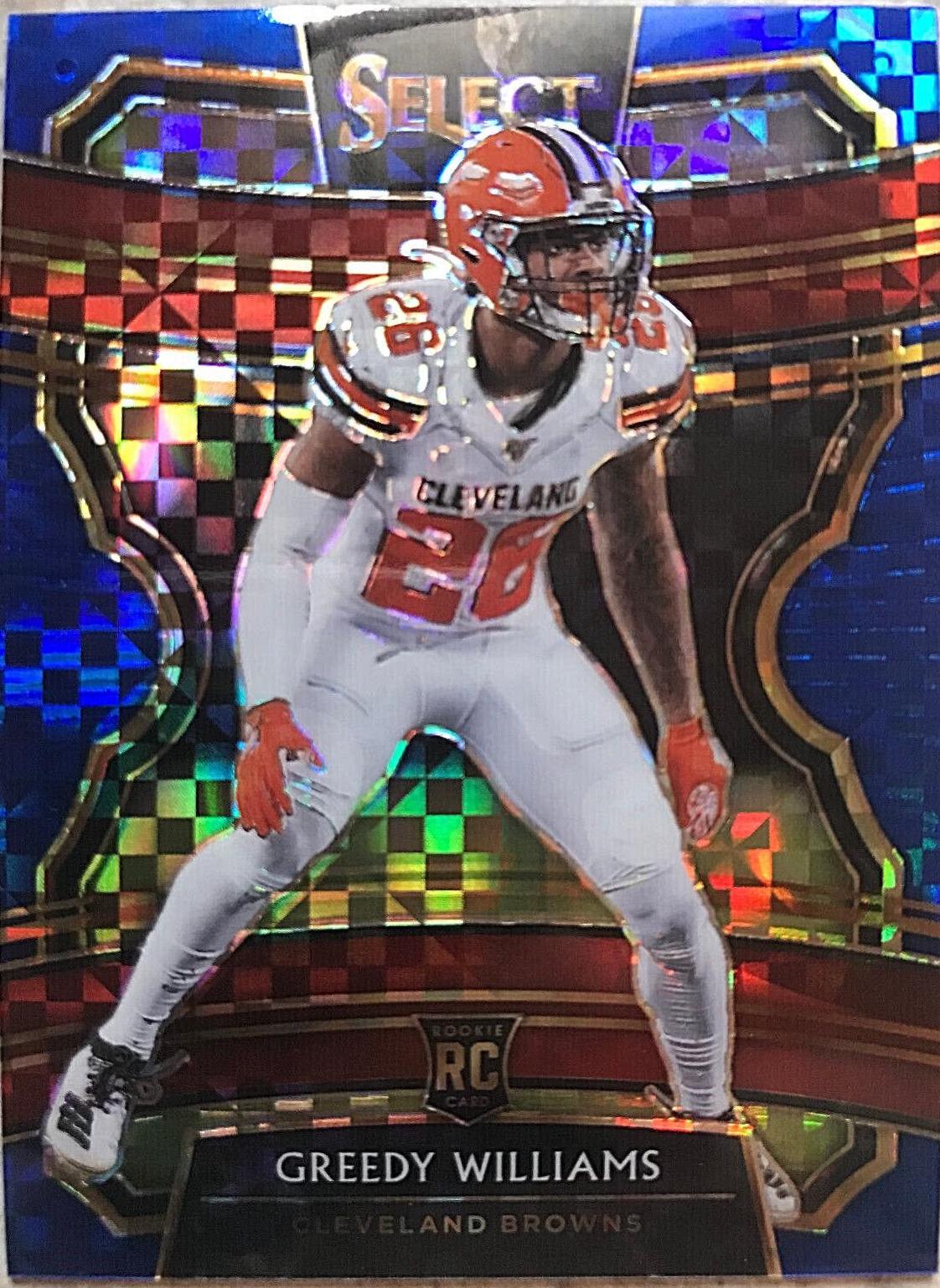 Greedy Williams [Blue Prizm] #24