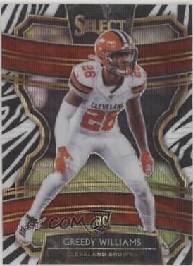 Greedy Williams [Zebra Prizm] #24