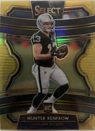 Hunter Renfrow [Gold Prizm] #33