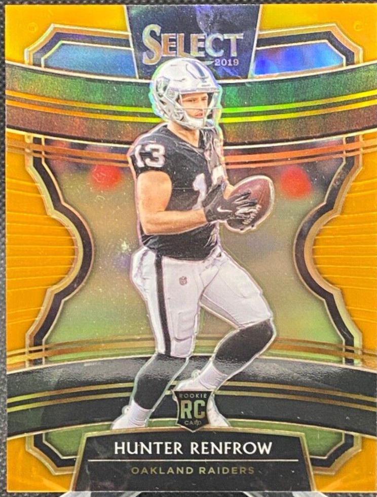 Hunter Renfrow [Orange Prizm] #33