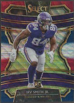 Irv Smith Jr. [Blue Prizm] #34