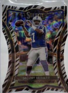 Jacoby Brissett [Die Cut Zebra Prizm] #120