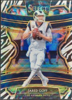 Jared Goff [Zebra Prizm] #93
