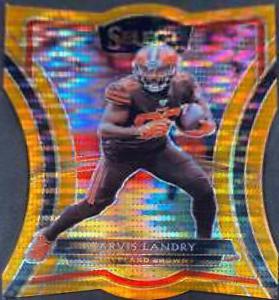 Jarvis Landry [Die Cut Orange Pulsar Prizm] #122