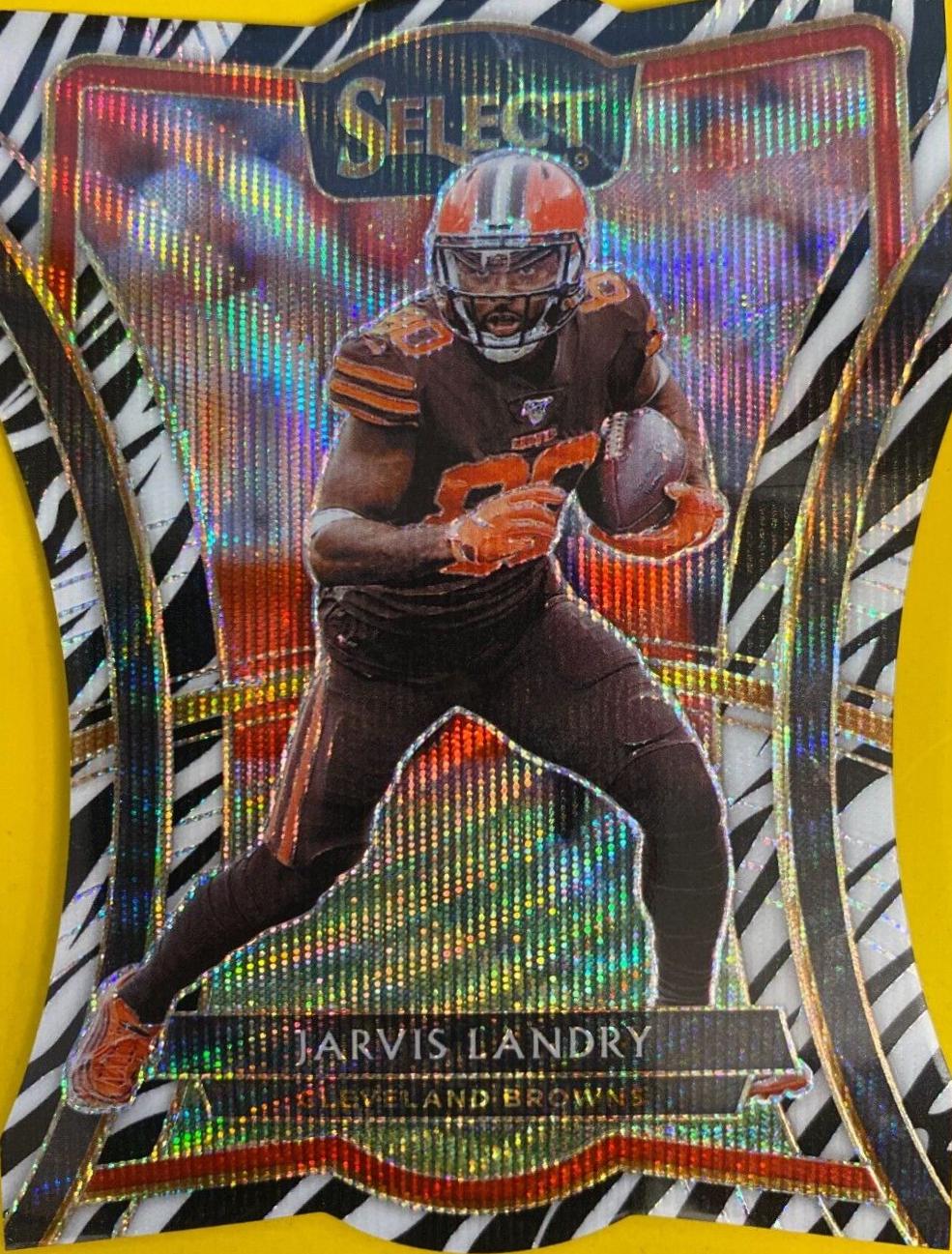 Jarvis Landry [Die Cut Zebra Prizm] #122