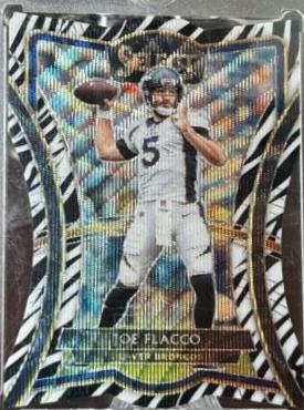 Joe Flacco [Die Cut Zebra Prizm] #162