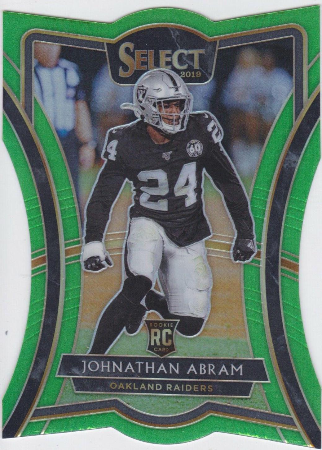 Johnathan Abram [Die Cut Green Prizm] #179