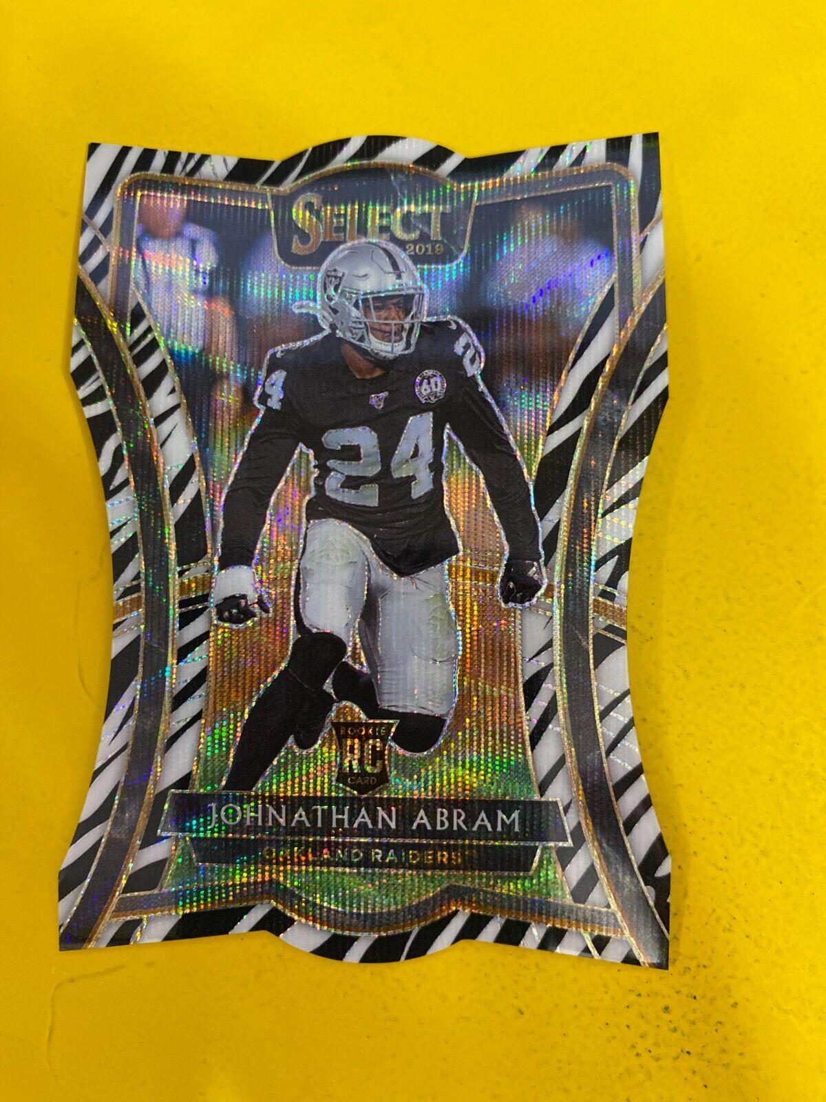 Johnathan Abram [Die Cut Zebra Prizm] #179