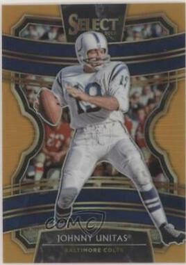 Johnny Unitas [Orange Prizm] #22