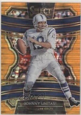 Johnny Unitas [Orange Pulsar Prizm] #22