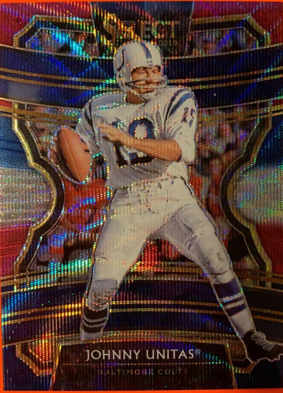 Johnny Unitas [Tri Color Prizm] #22