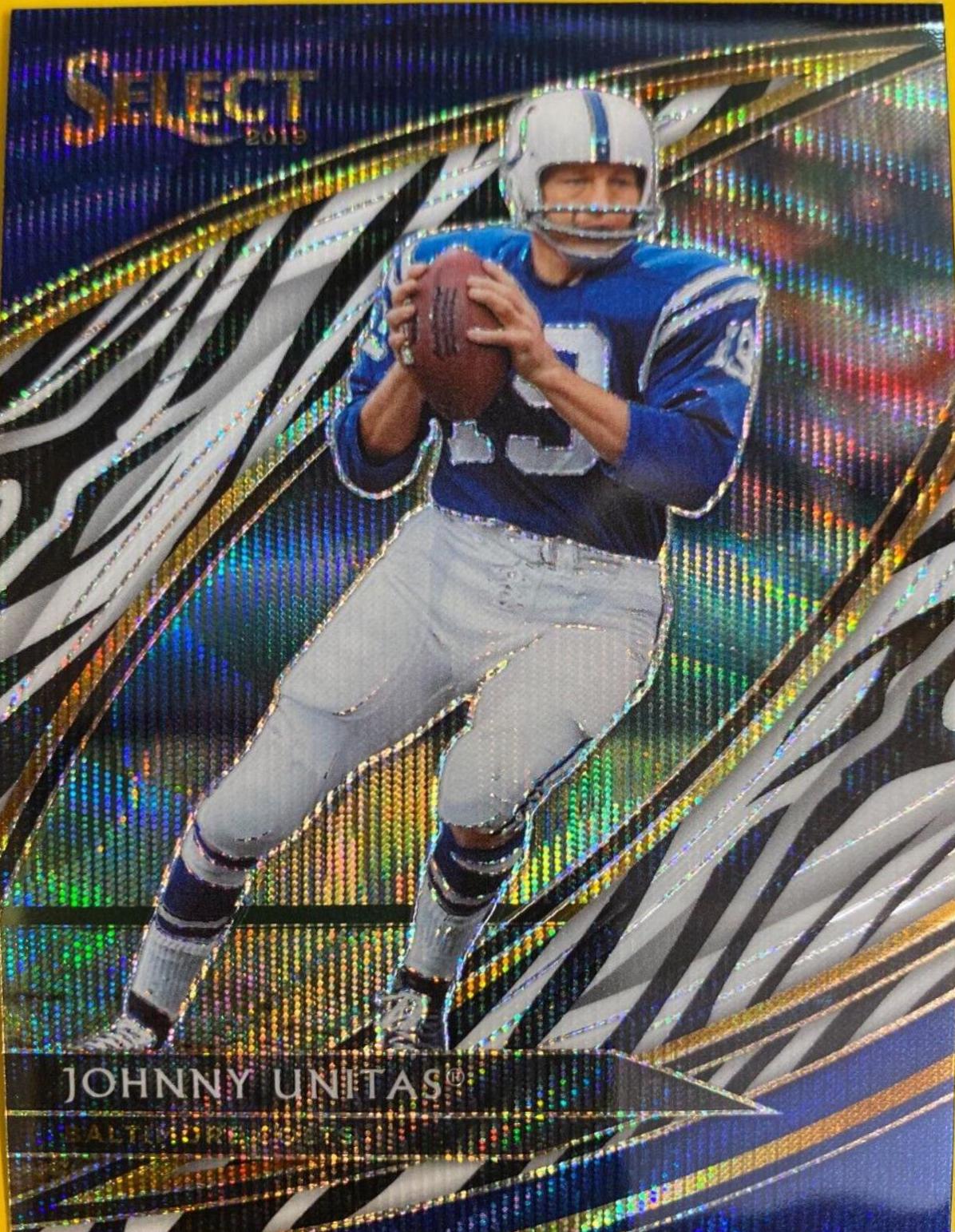 Johnny Unitas [Zebra Prizm] #282