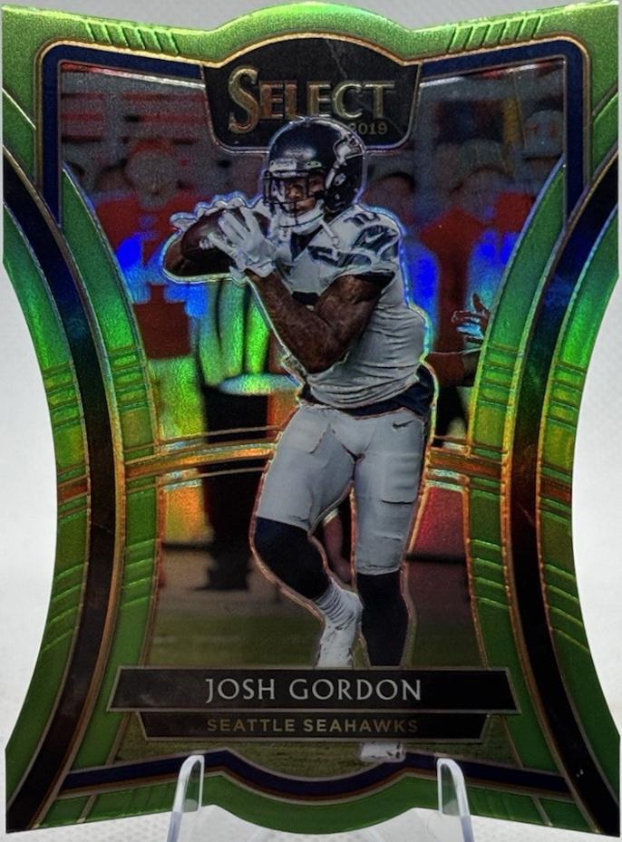 Josh Gordon [Die Cut Neon Green Prizm] #134