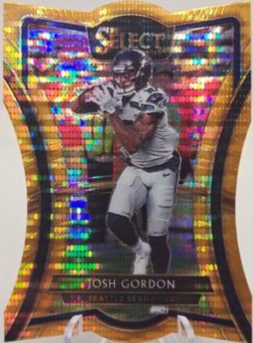 Josh Gordon [Die Cut Orange Pulsar Prizm] #134