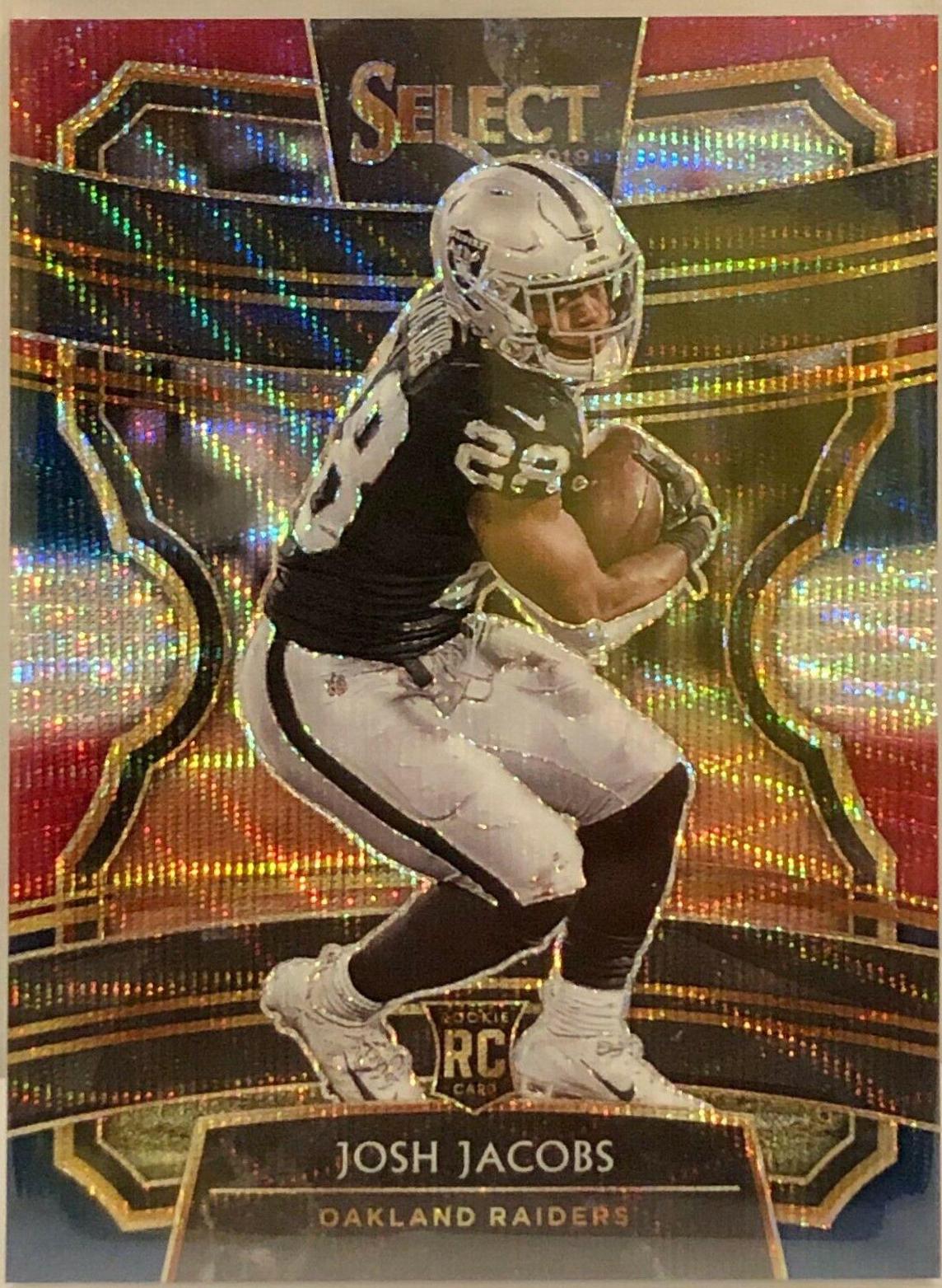 Josh Jacobs [Blue Prizm] #81