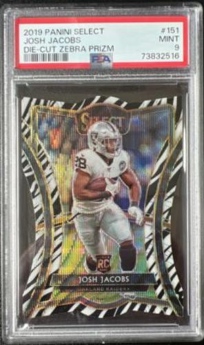 Josh Jacobs [Die Cut Zebra Prizm] #151