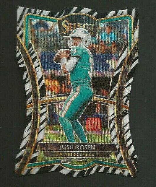 Josh Rosen [Die Cut Zebra Prizm] #191