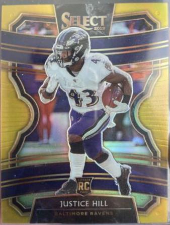 Justice Hill [Gold Prizm] #28