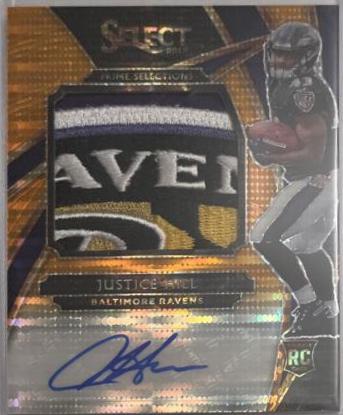Justice Hill [Orange Pulsar Prizm] #28