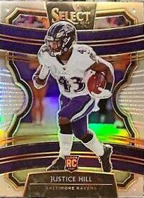 Justice Hill [Silver Prizm] #28