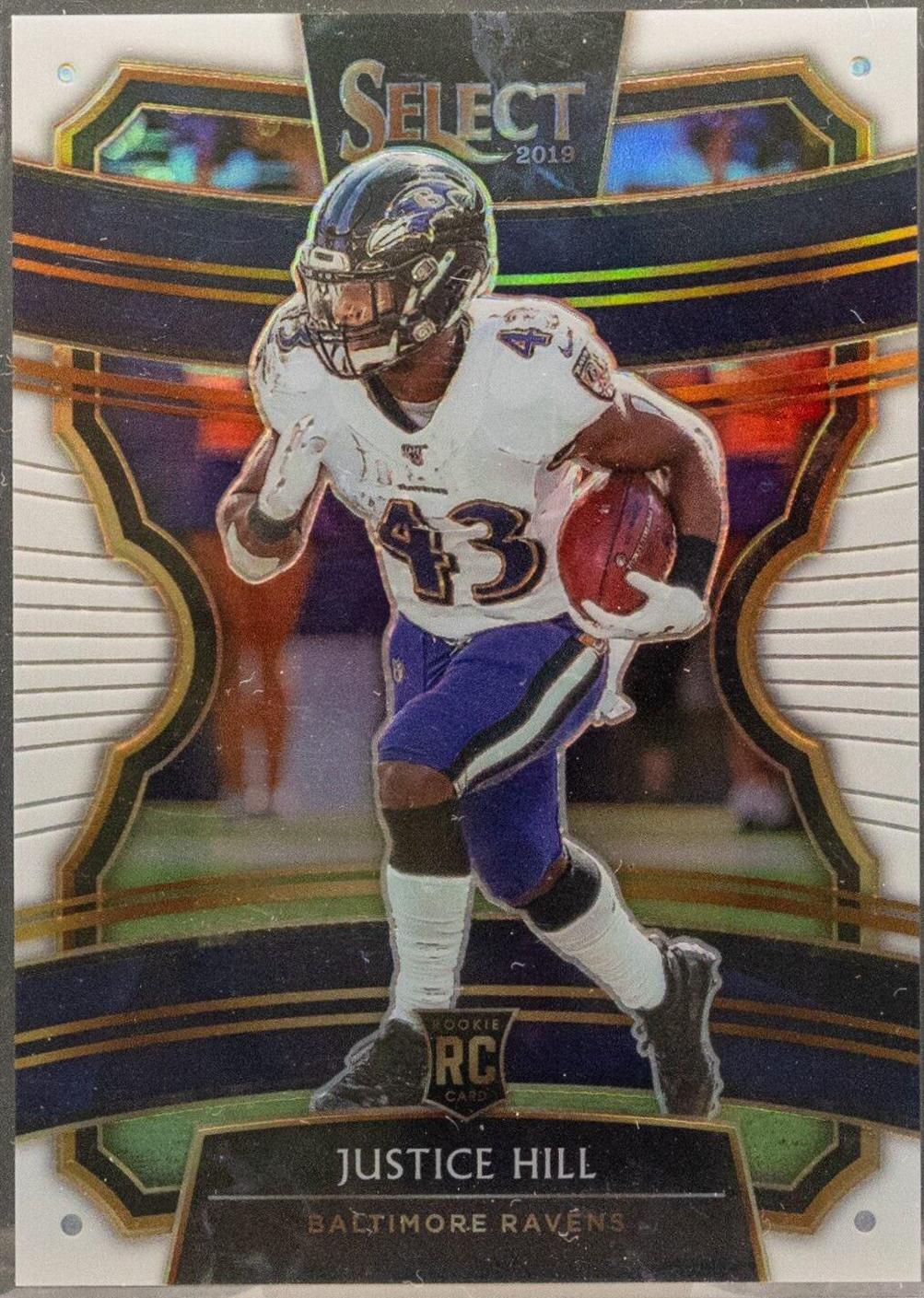 Justice Hill [White Prizm] #28