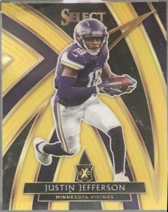 Justin Jefferson [2020 XRC Prizm Redemption Gold] #315