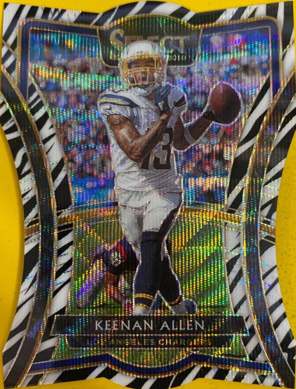 Keenan Allen [Die Cut Zebra Prizm] #131