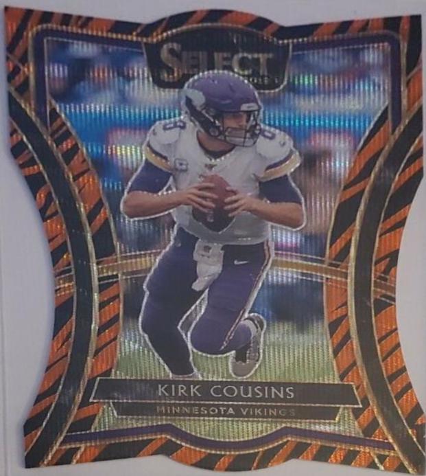 Kirk Cousins [Die Cut Tiger Prizm] #133