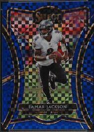 Lamar Jackson [Blue Prizm] #136