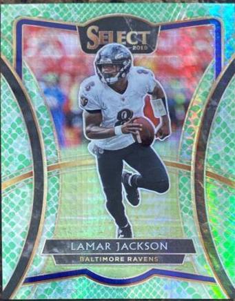 Lamar Jackson [Dragon Scale Prizm] #136