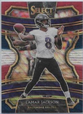 Lamar Jackson [Tri Color Prizm] #71